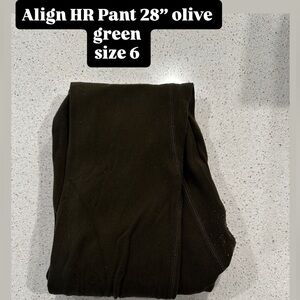 lululemon athletica Olive Green Align HR Pant